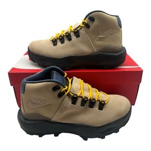 Nike Cygnal Boots Mens Sz 8.5 Desert Ore Tan Navy Black Lace Up Ankle FV4332-201